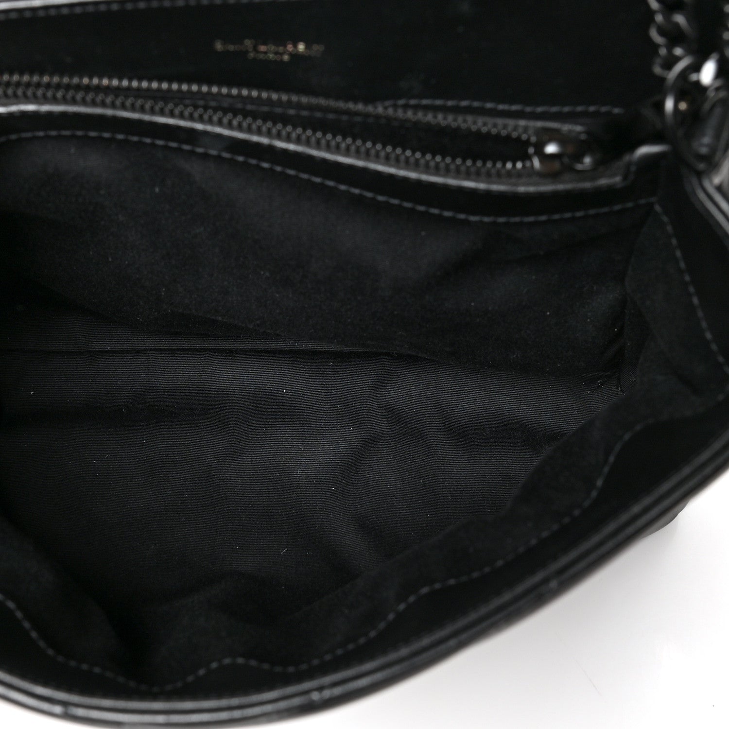 Saint Laurent Calfskin Y Quilted Monogram Medium Loulou Chain Satchel Black 5 of 11