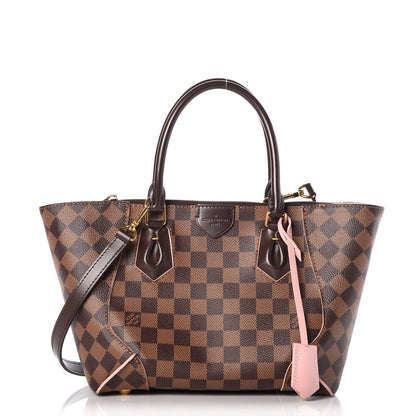 Louis Vuitton Damier Ebene Caissa Tote PM Rose Ballerine 1 of 7