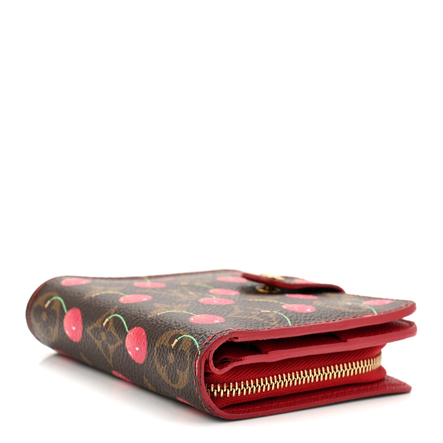 Louis Vuitton Monogram Cerises Compact Zippe Wallet 4 of 7