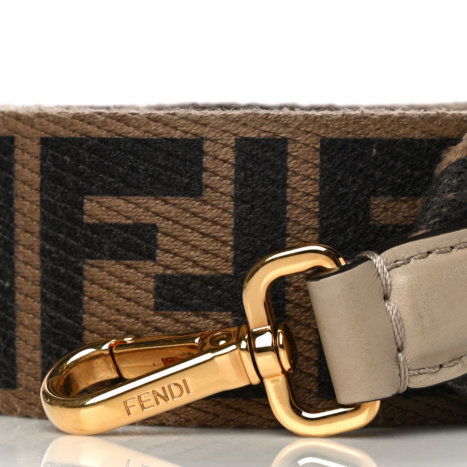 Fendi Canvas Calfskin FF 1974 Strap You 3 of 7