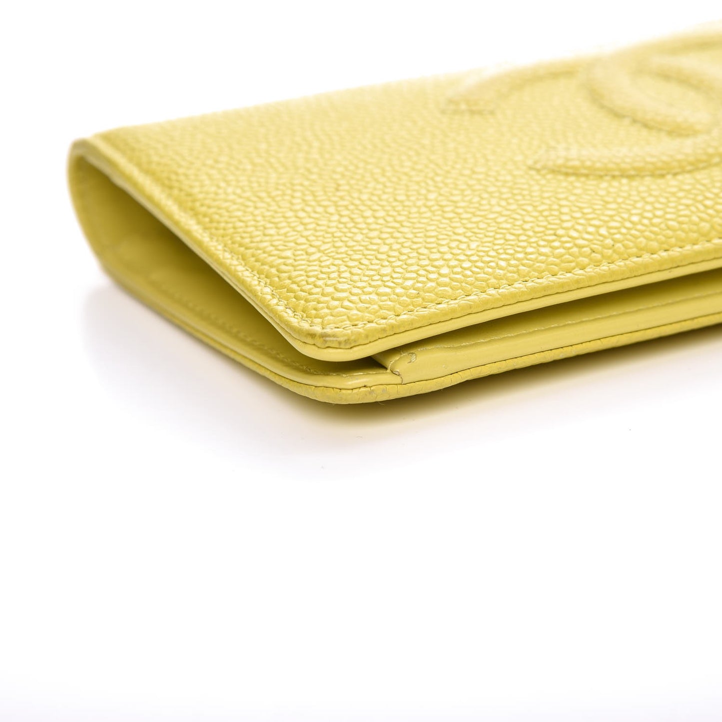 Caviar Timeless CC Yen Wallet Yellow