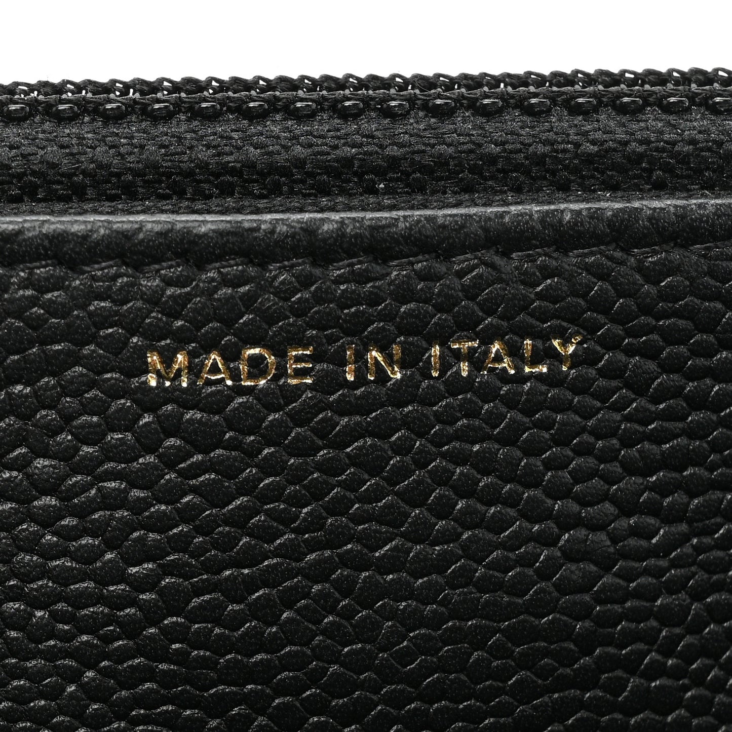 Caviar Quilted Tiny CC Wallet On Chain WOC Black
