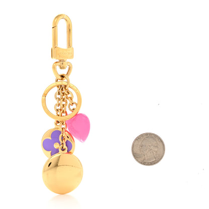 Louis Vuitton Coeurs Heart Bag Charm Key Holder Pink 2 of 5