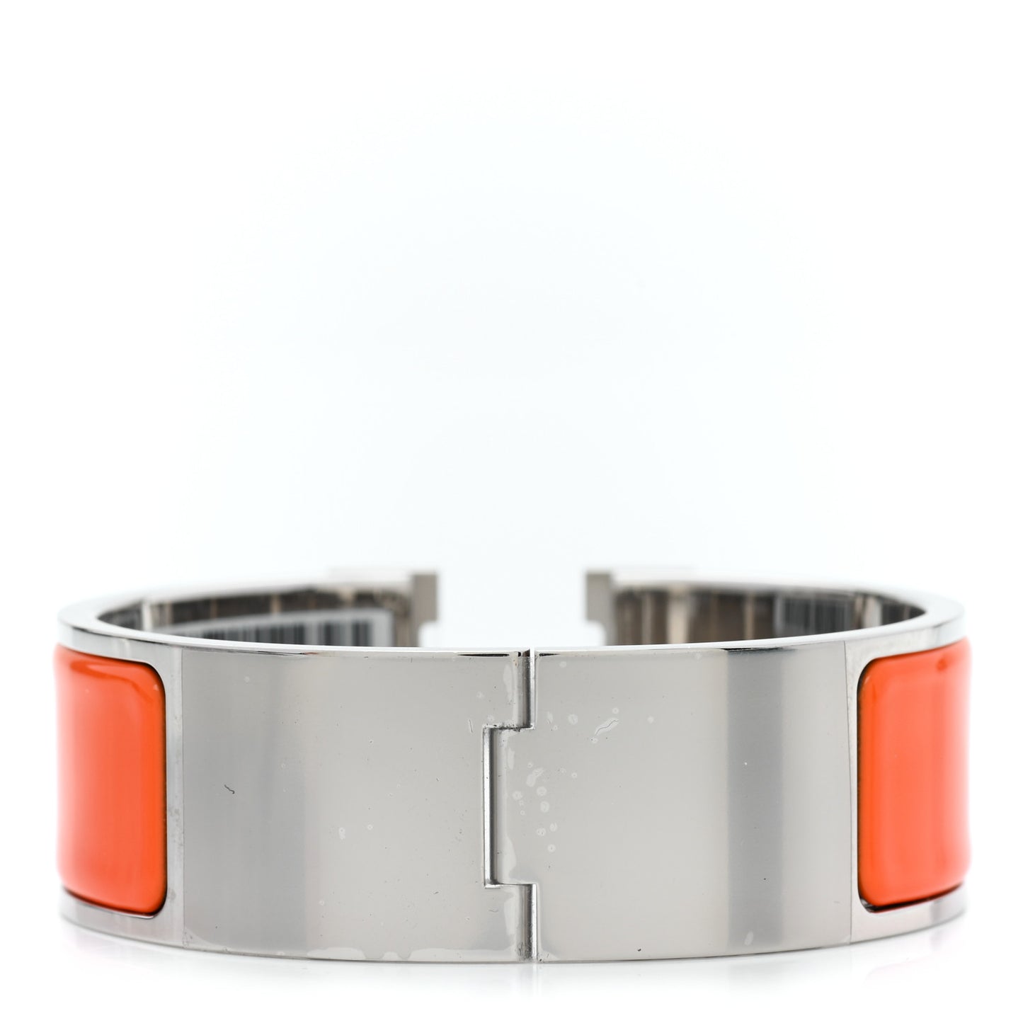 Enamel Wide Clic Clac H Bracelet PM Orange