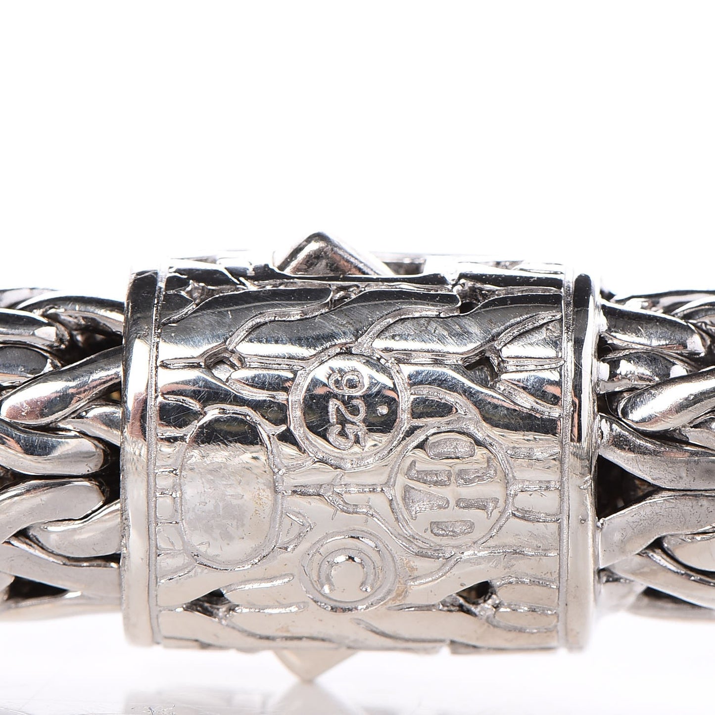 Sterling Silver Black Sapphire Classic Chain Bracelet M