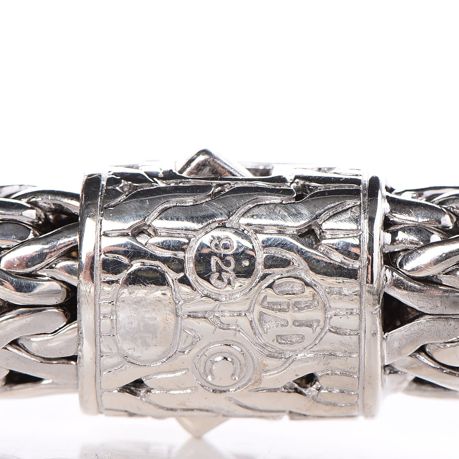 John Hardy Sterling Silver Black Sapphire Classic Chain Bracelet M 4 of 5