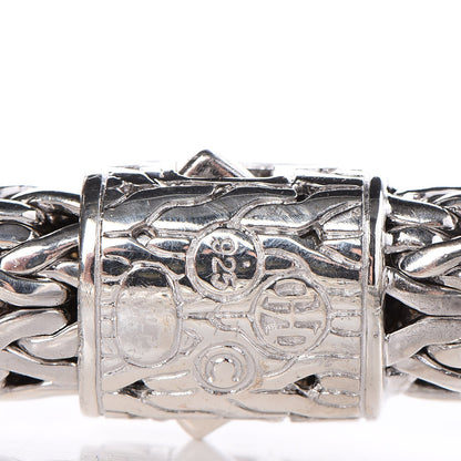 John Hardy Sterling Silver Black Sapphire Classic Chain Bracelet M 4 of 5