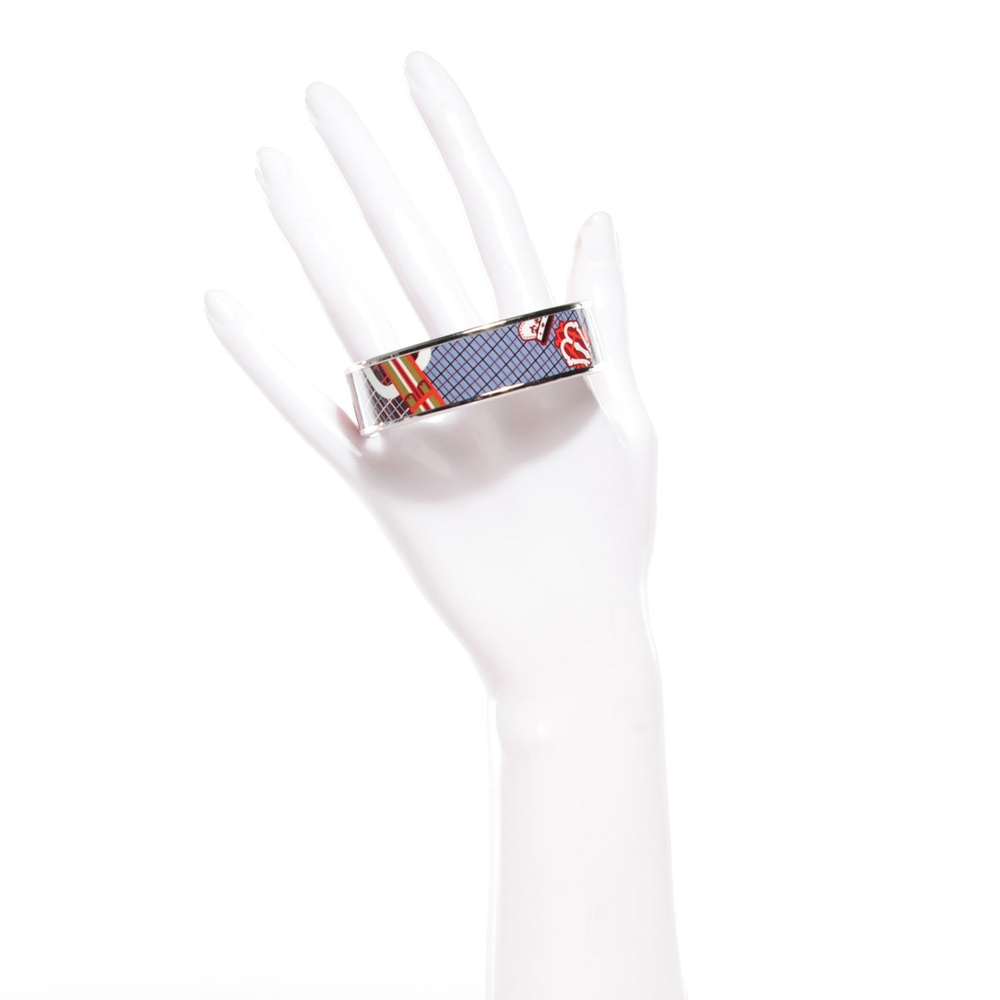 Enamel Printed Wide Pour Sortir Bracelet 62