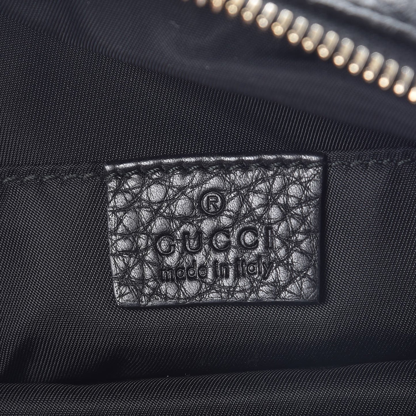 Pebbled Calfskin Medium Soho Cosmetic Case Black