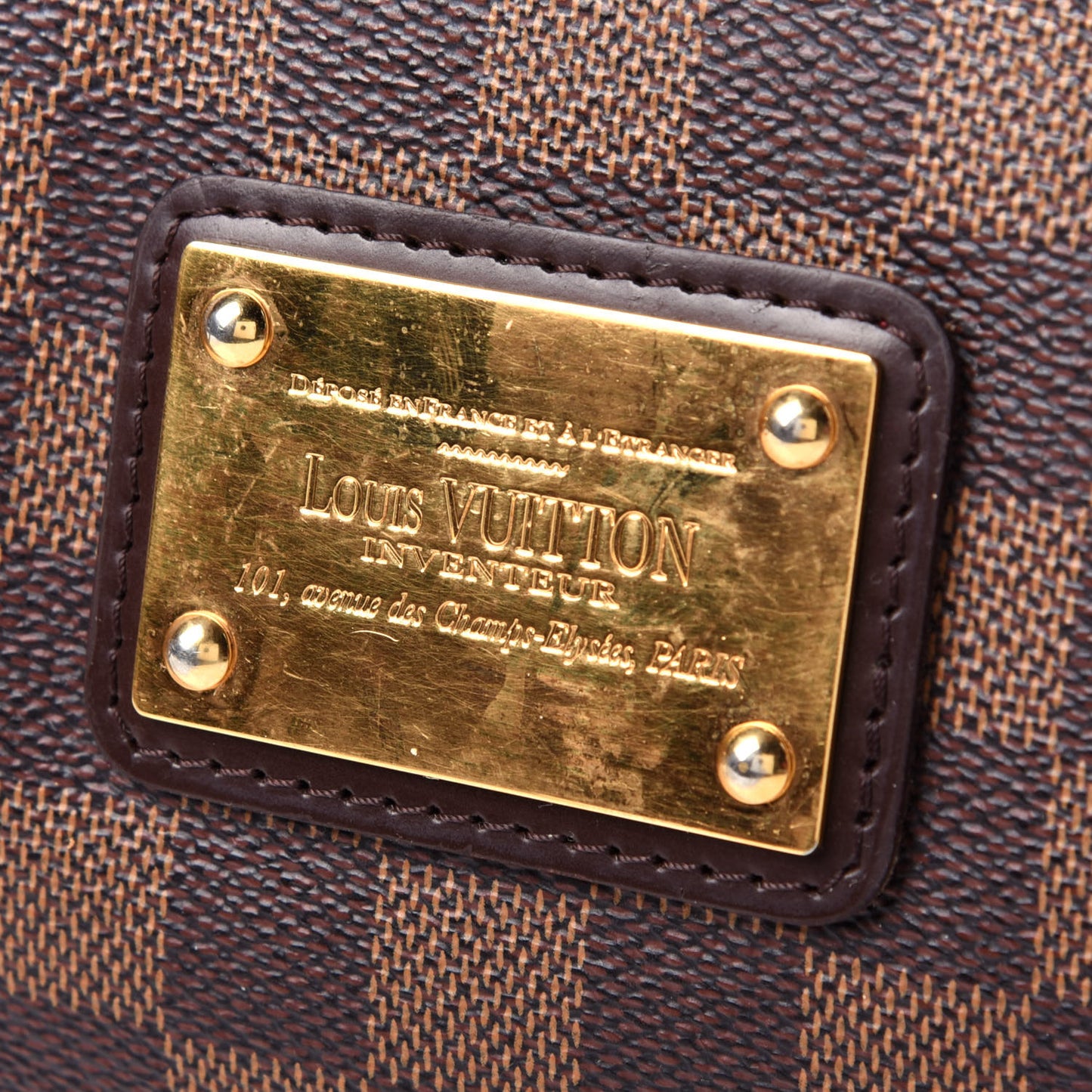 Damier Ebene Eva Clutch