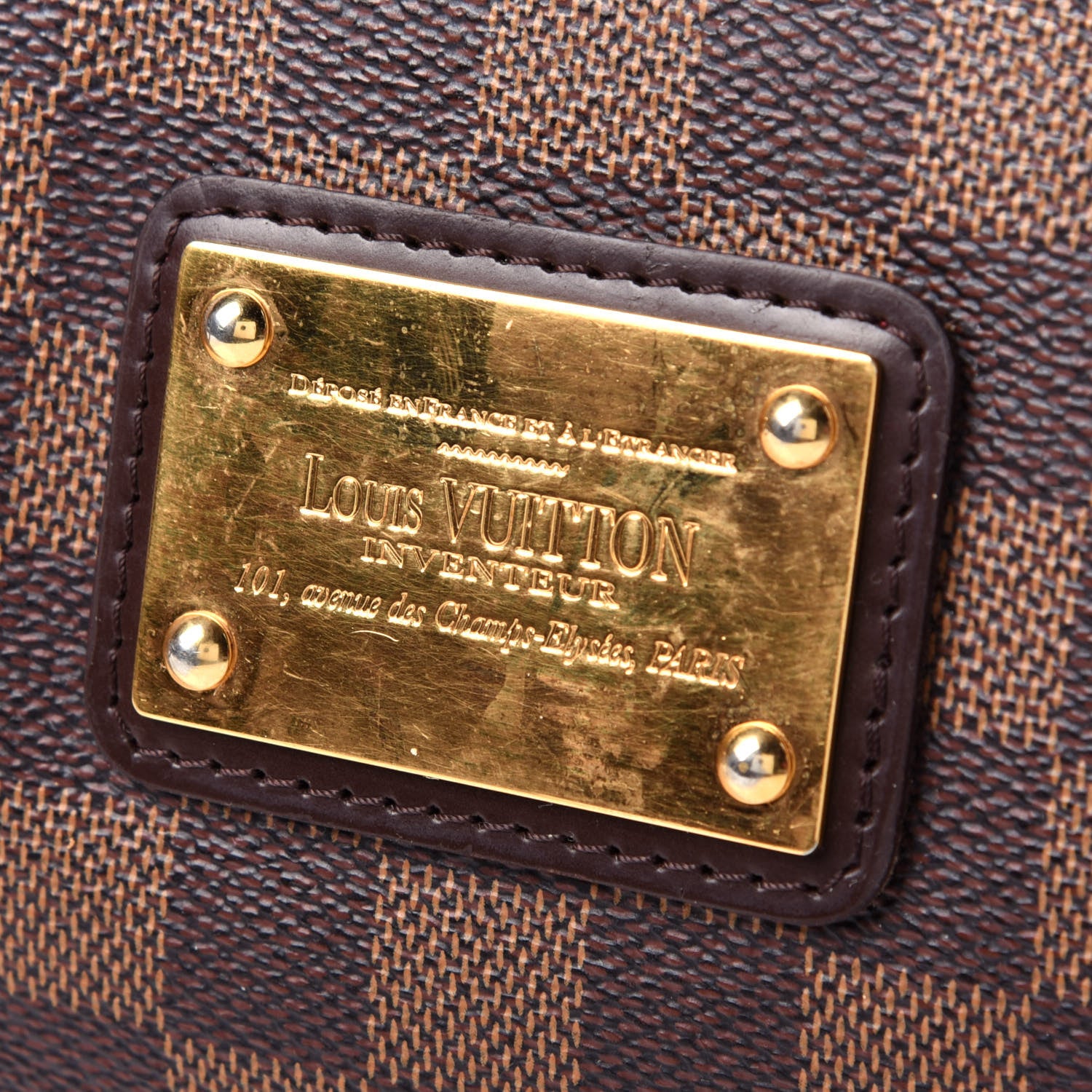 Louis Vuitton Damier Ebene Eva Clutch 12 of 14