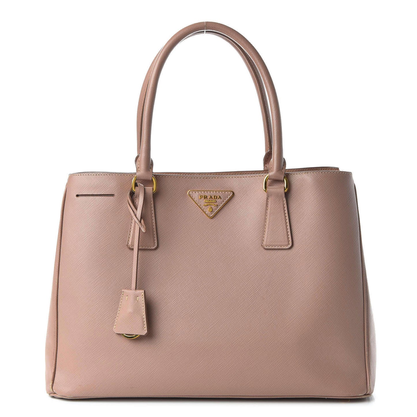 Saffiano Lux Medium Tote Cammeo