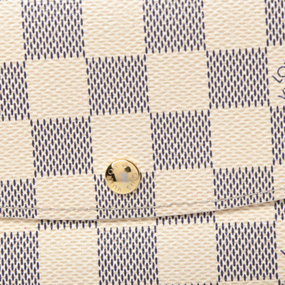 Louis Vuitton Damier Azur Emilie Wallet 11 of 12