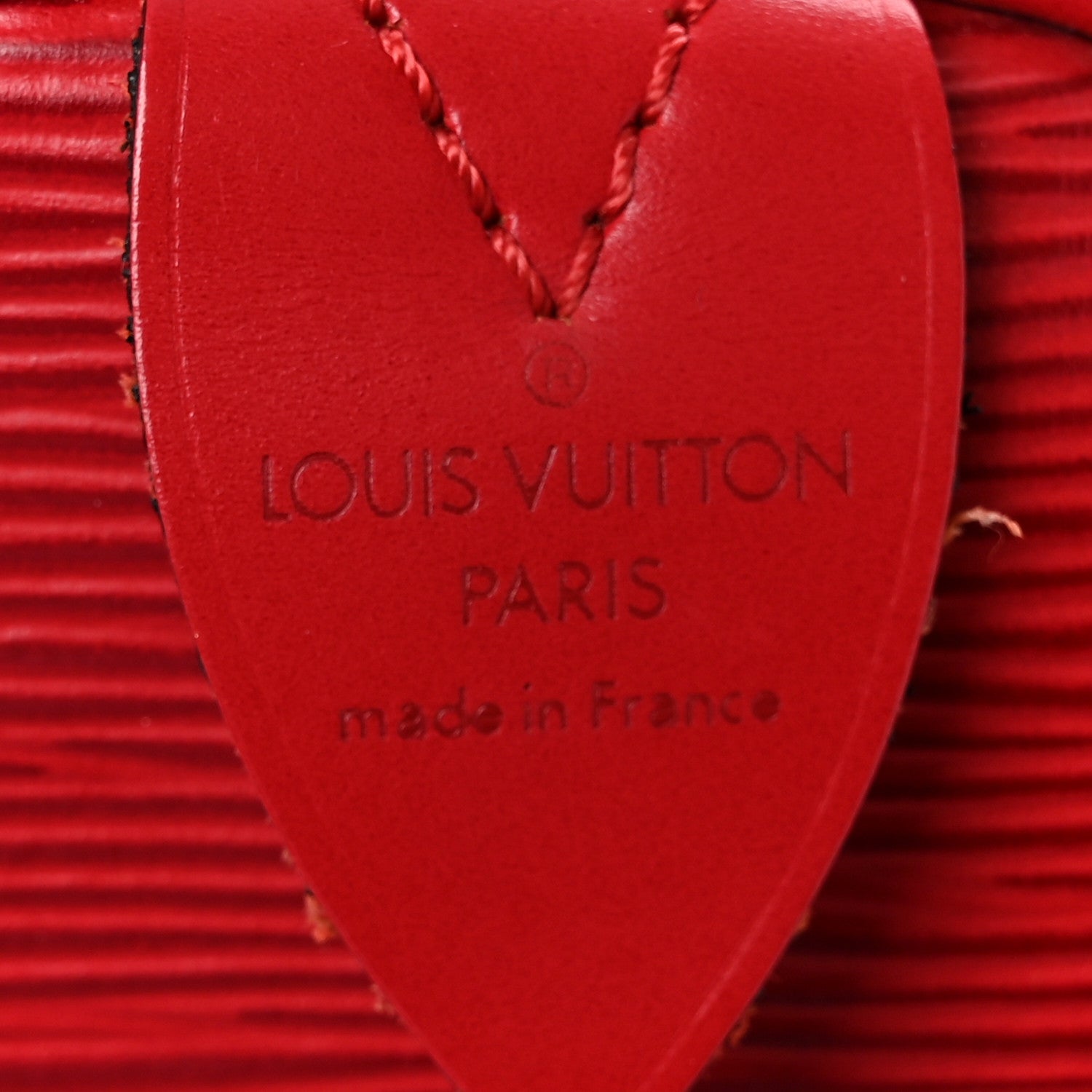 Louis Vuitton Epi Keepall 55 Castillan Red 5 of 9