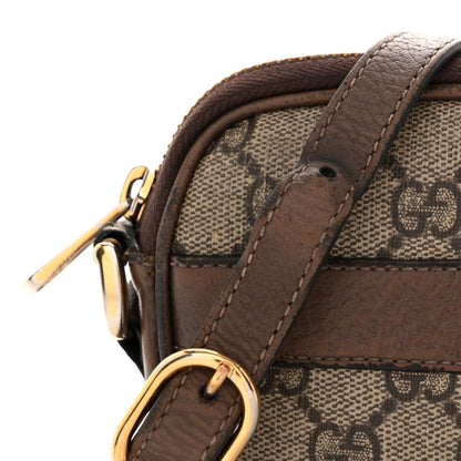 Gucci GG Supreme Monogram Web Mini Ophidia GG Bag Brown 13 of 16