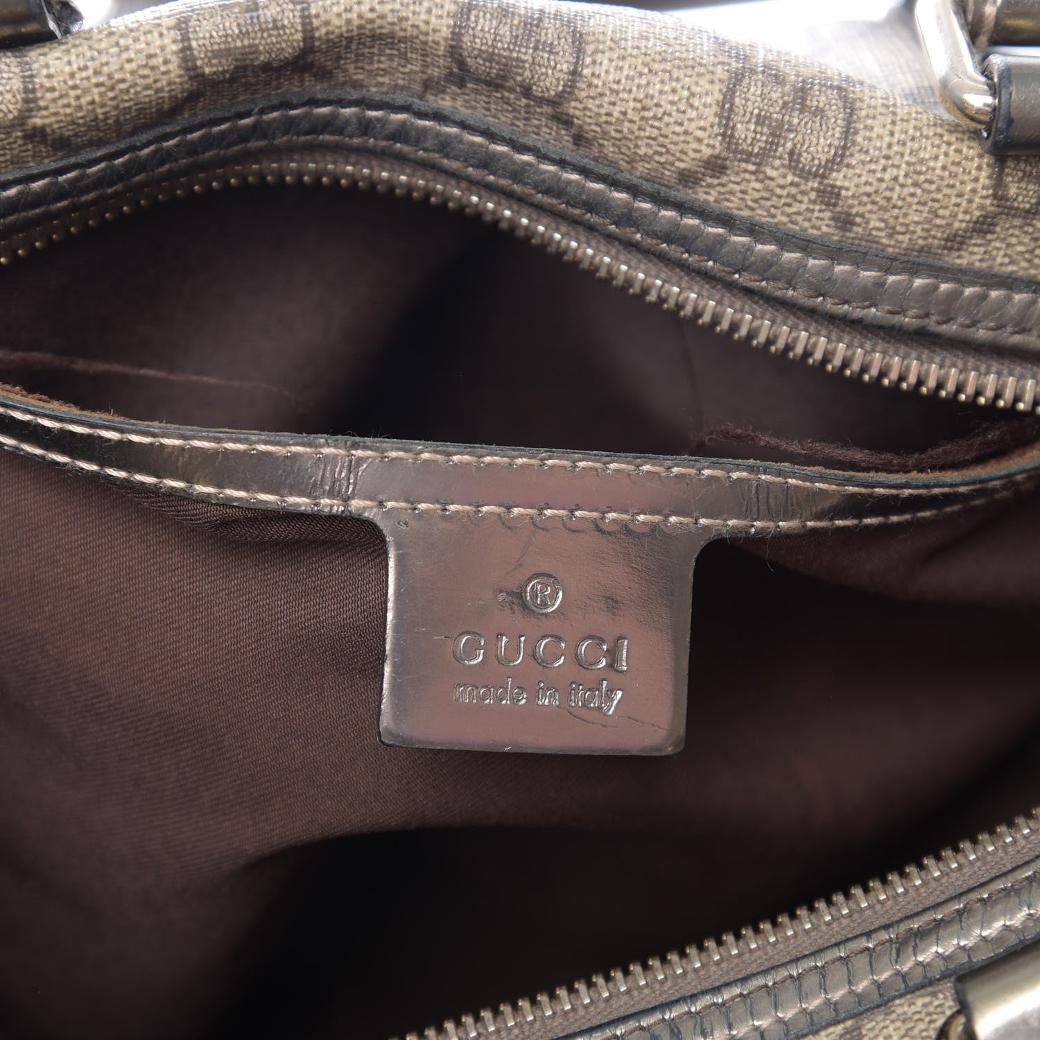Gucci GG Plus Monogram Medium Joy Boston Pewter 5 of 16