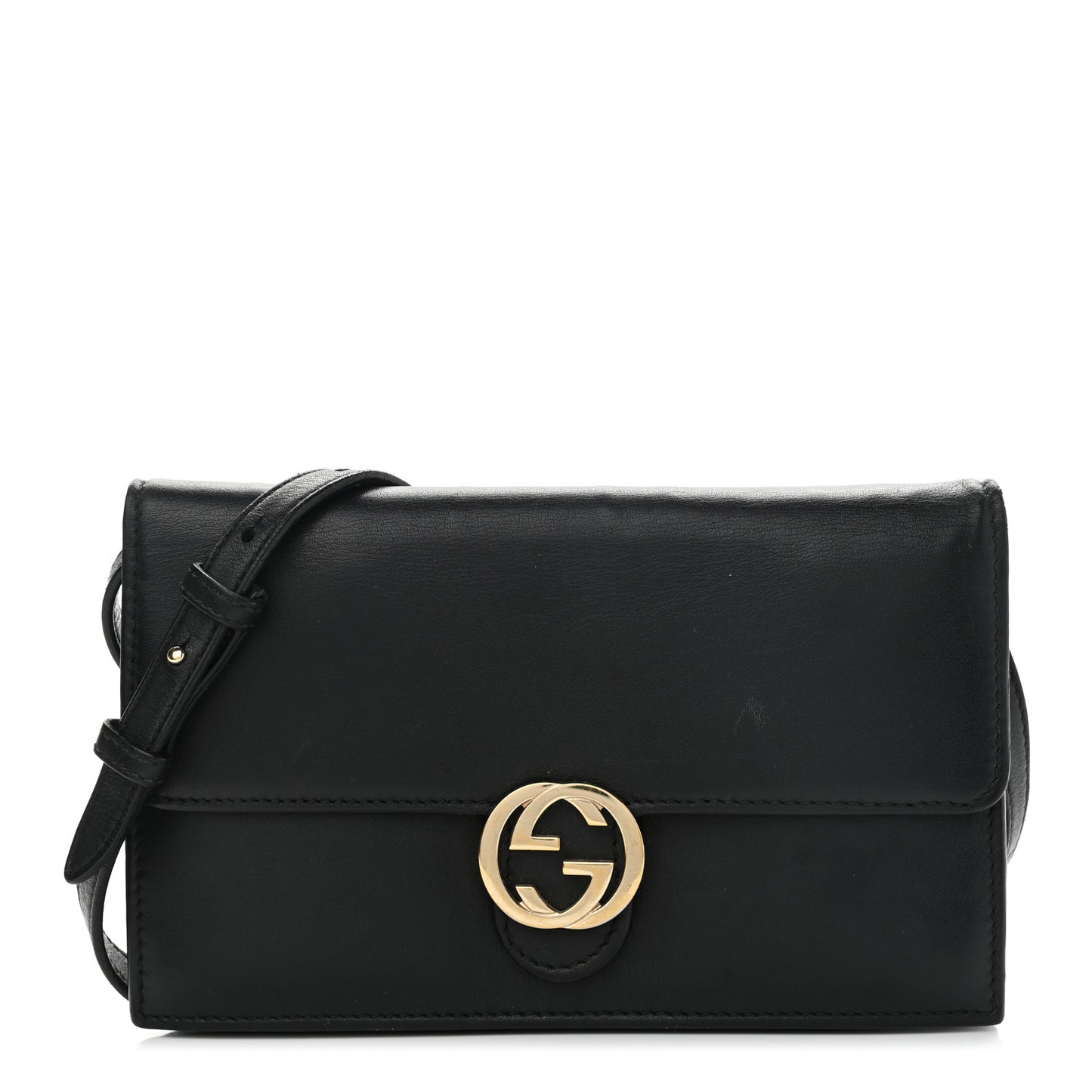 Calfskin Icon Wallet Black