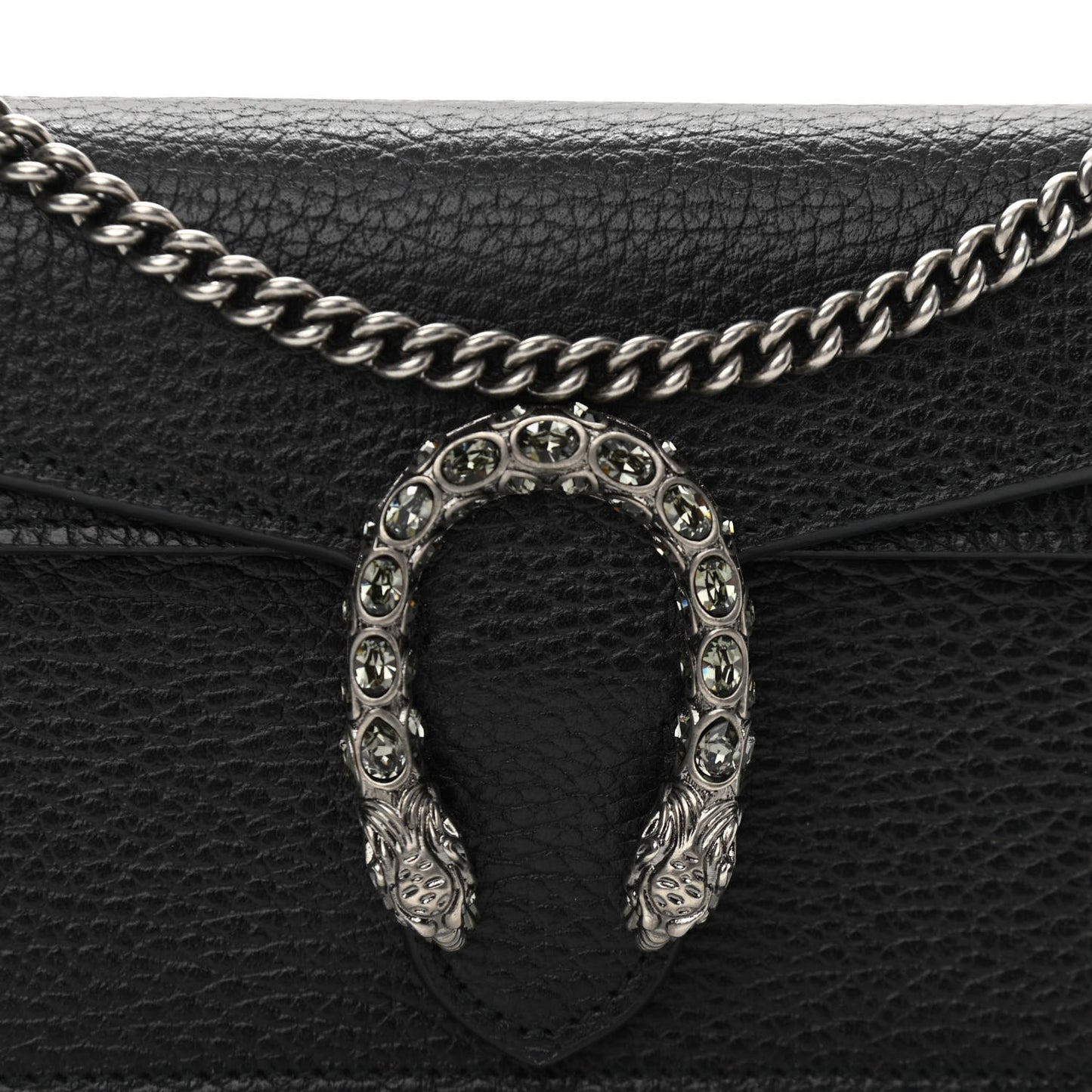 Calfskin Super Mini Dionysus Shoulder Bag Black