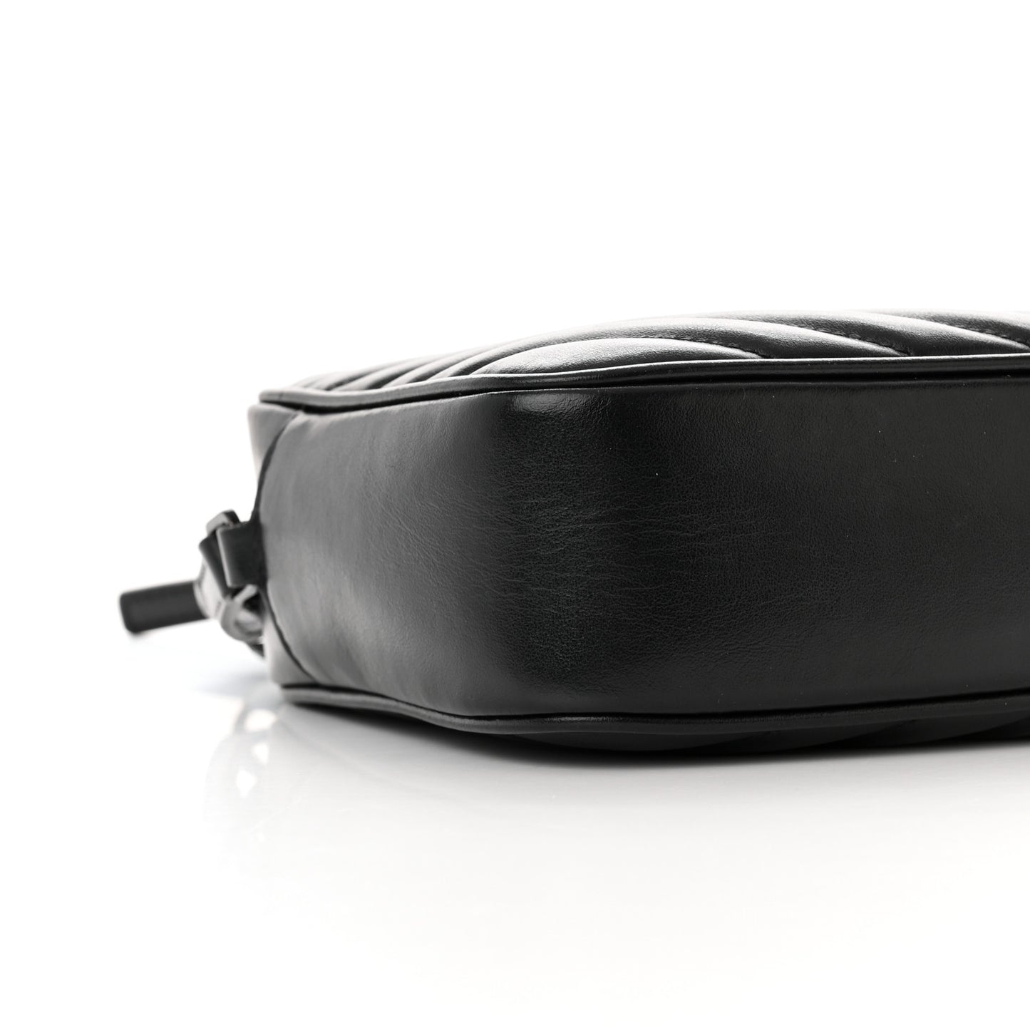 Calfskin Matelasse Monogram Monochrome Lou Camera Bag Black