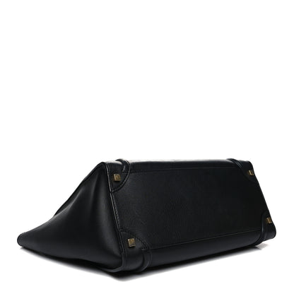 Celine Smooth Calfskin Shoulder Luggage Black 3 of 13