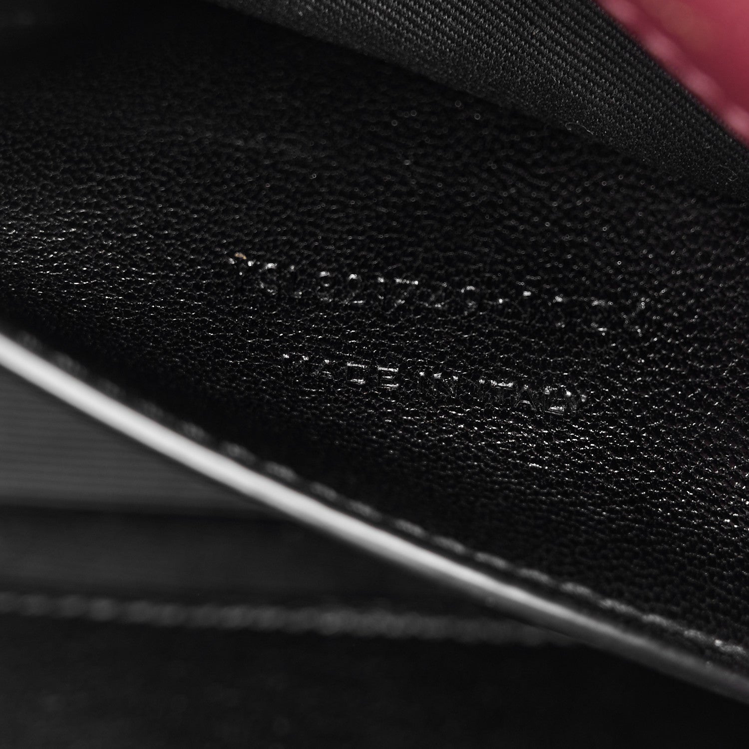 Saint Laurent Lambskin Chevron Quilted Mini Loulou Rouge Cabernet 8 of 12