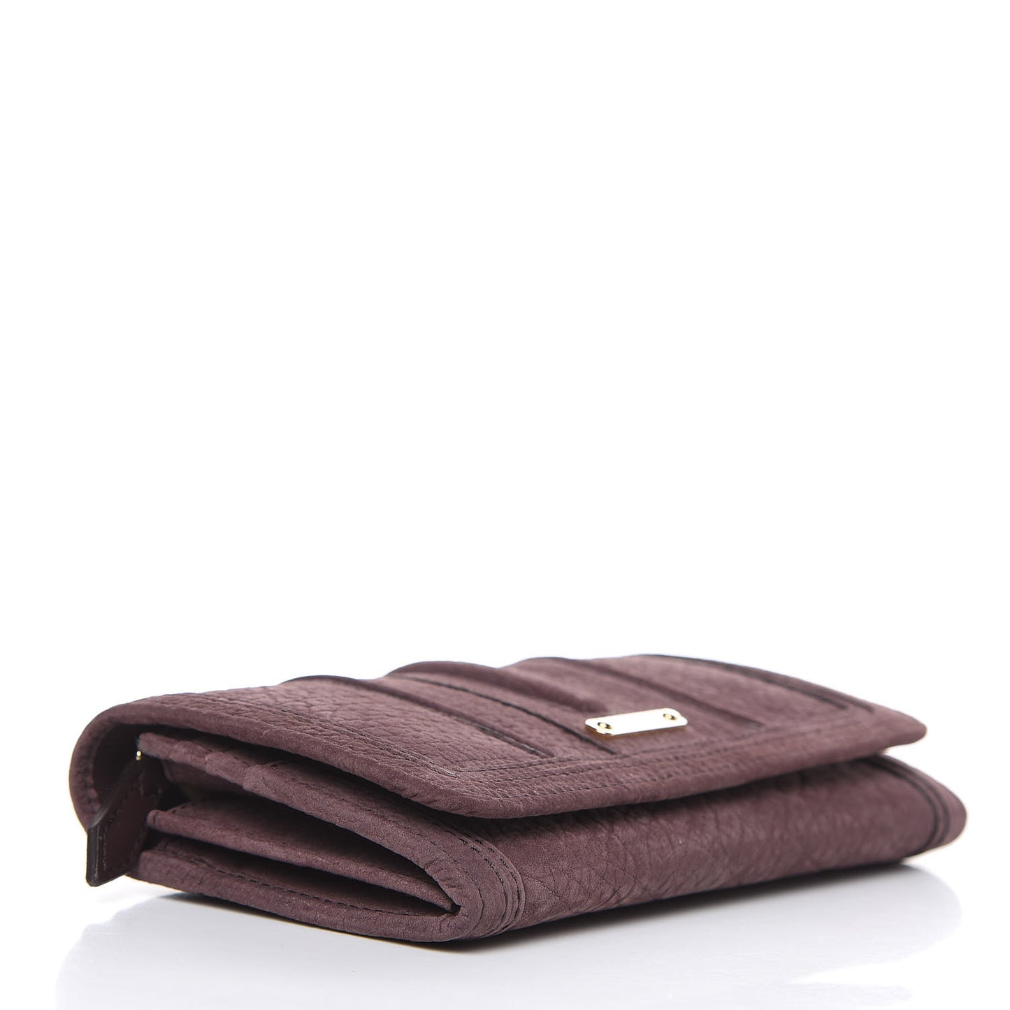 Luggage Suede Penrose Continental Wallet Dark Heather