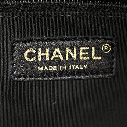 Chanel Lambskin Quilted Studded Waist Bag Fanny Pack Black 6 of 11