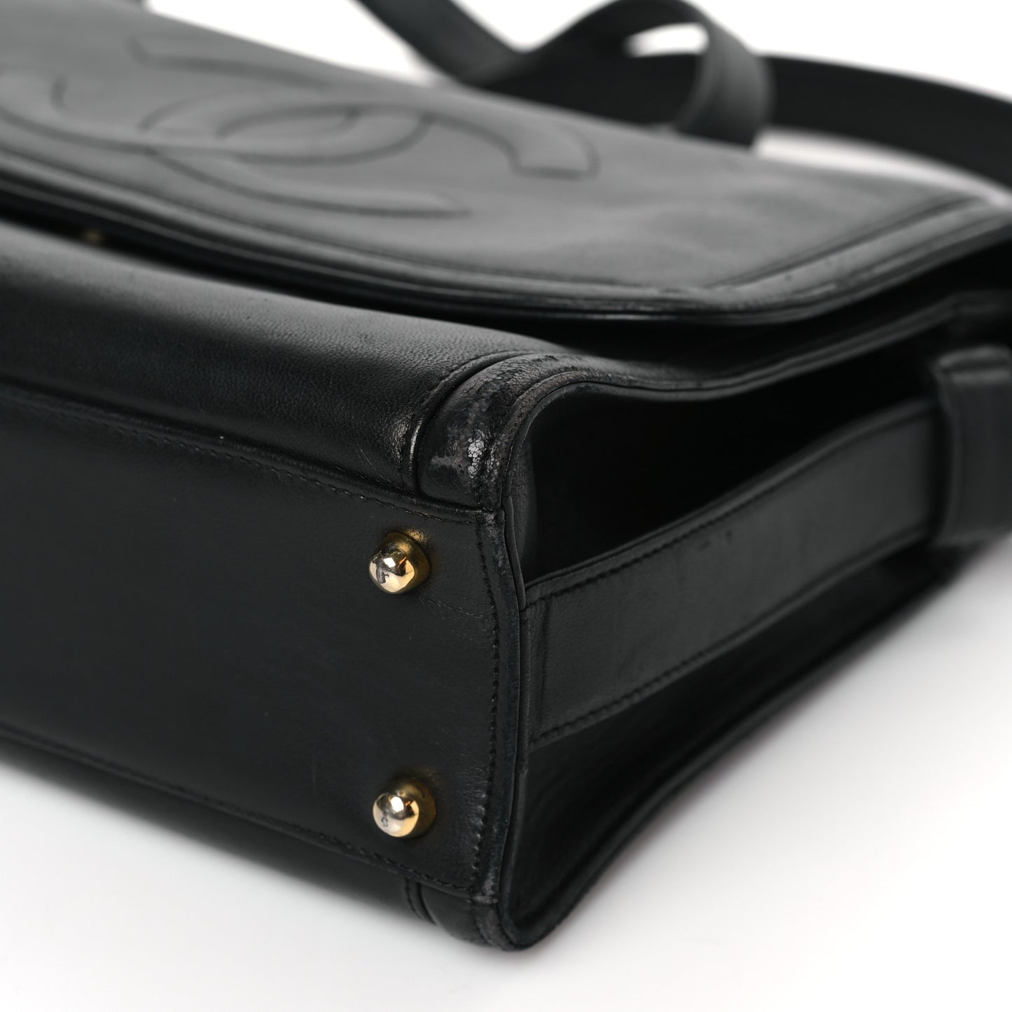 Lambskin CC Shoulder Bag Black