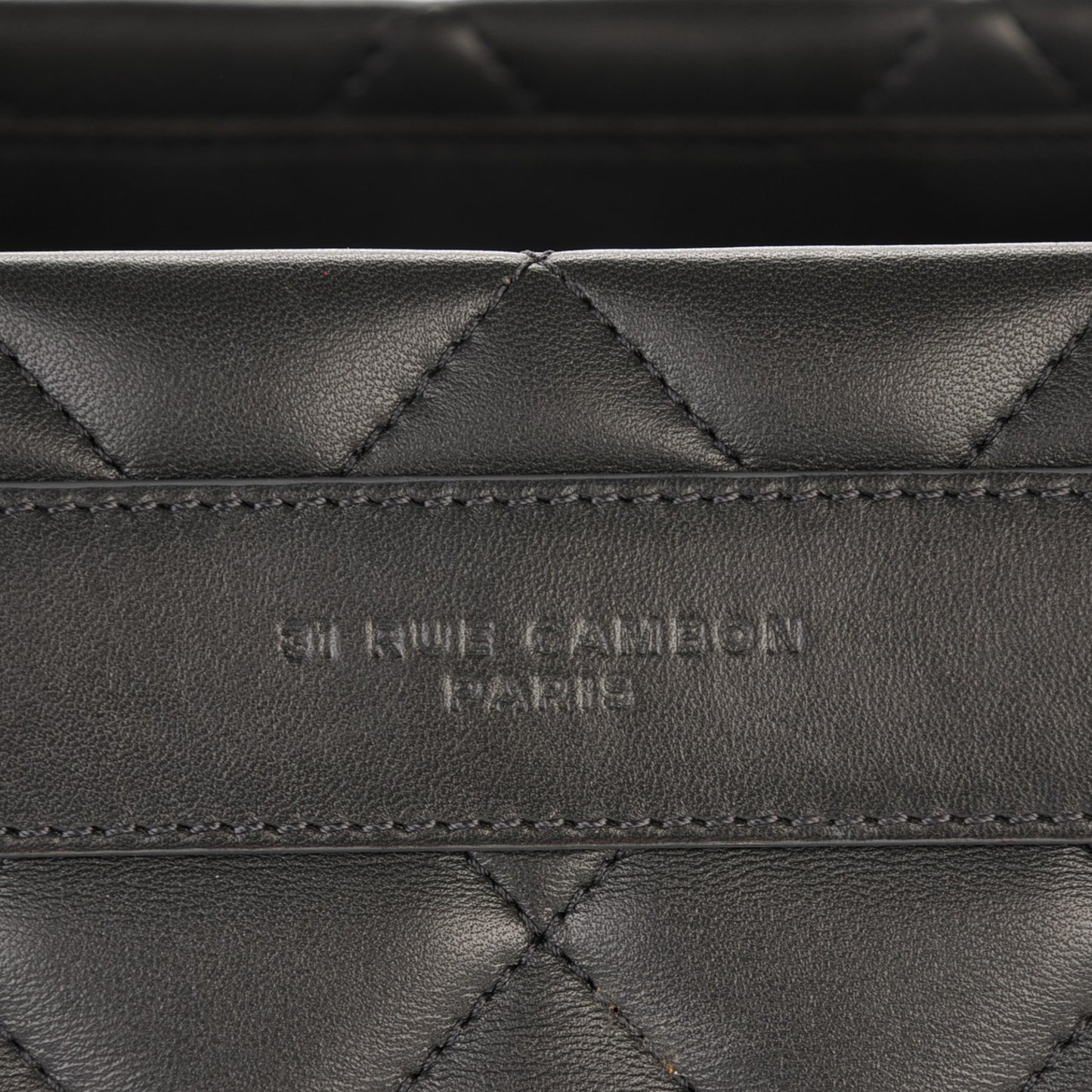 Lambskin Quilted Trendy CC Shopping Tote Grey