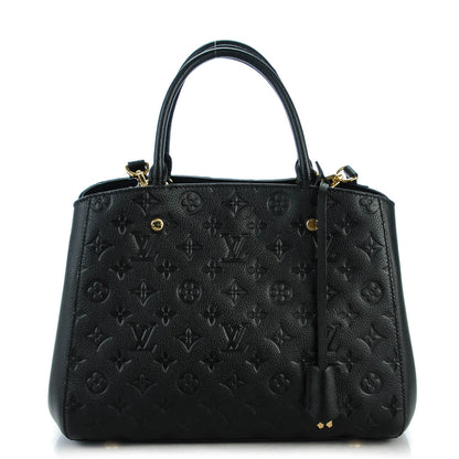 Louis Vuitton Empreinte Montaigne MM Black 1 of 8