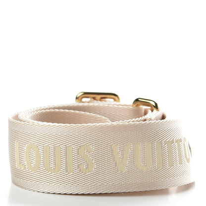 Louis Vuitton Nylon Petite Malle Souple Shoulder Strap Creme 2 of 5