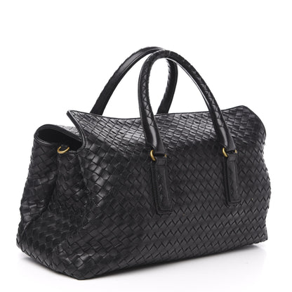 Bottega Veneta Nappa Intrecciato Convertible Duffel Black 2 of 11