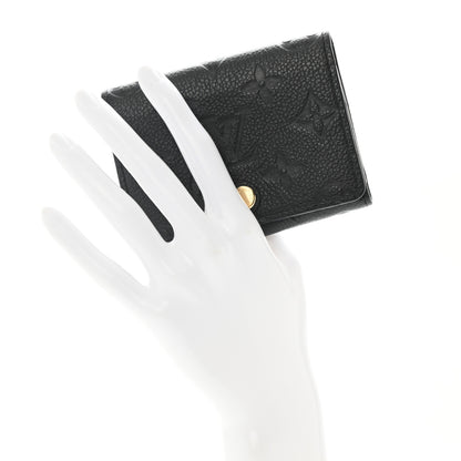 Louis Vuitton Empreinte Business Card Holder Black 2 of 9
