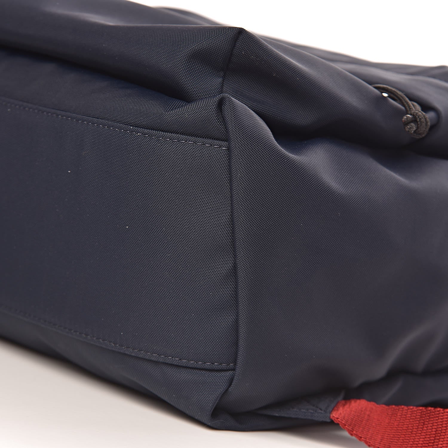 Balenciaga Sport Nylon Logo Embroidered Wheel Backpack Navy Blue Red 9 of 10