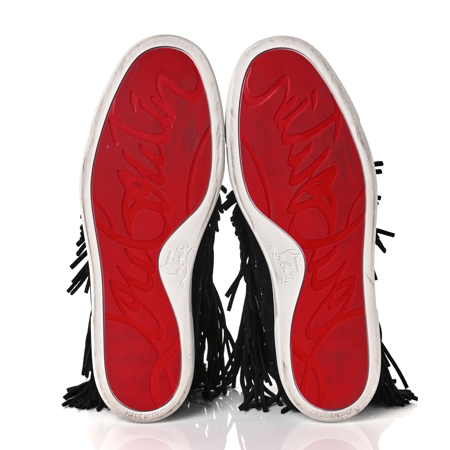 Christian Louboutin Veau Velours Spikes Womens Coachelita Flat Sneakers 39 Black 5 of 9