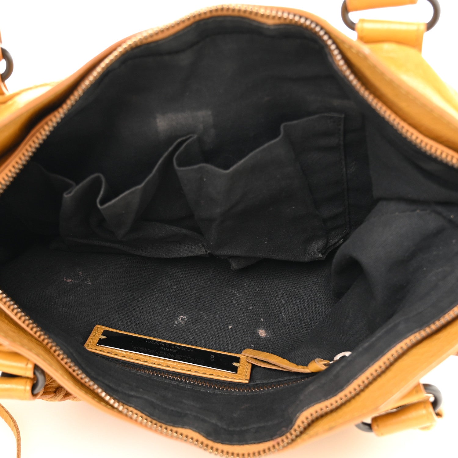 Balenciaga Agneau Classic Hardware First Jaune Moutarde 6 of 11