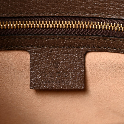 Gucci GG Supreme Monogram Web Small Ophidia Flap Messenger Bag Brown 6 of 10