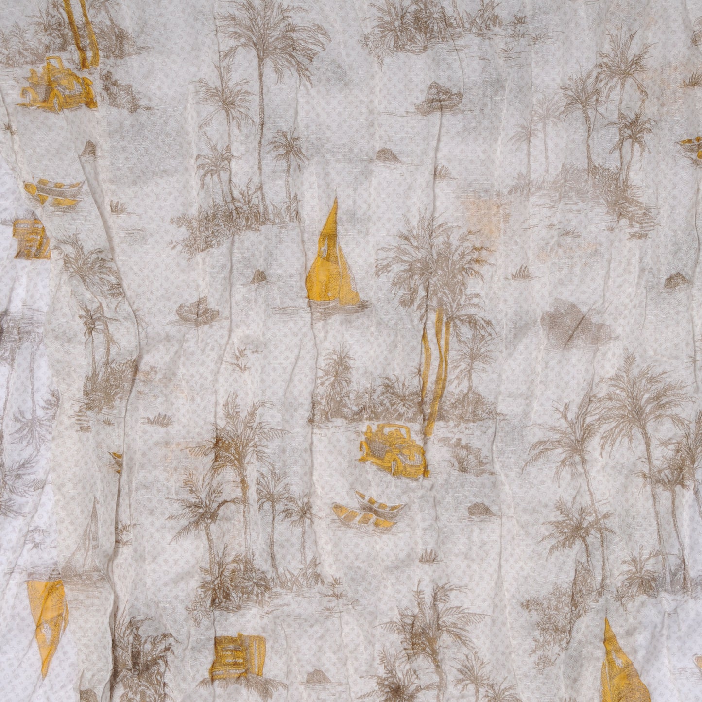 Cotton Linen Toile Etole De Louis Pareo Beige