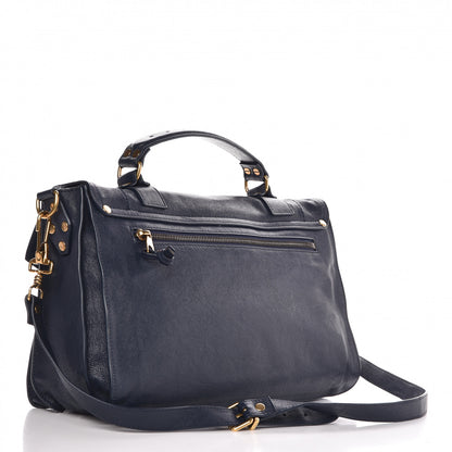 Proenza Schouler Lambskin Medium PS1 Satchel Midnight 3 of 11