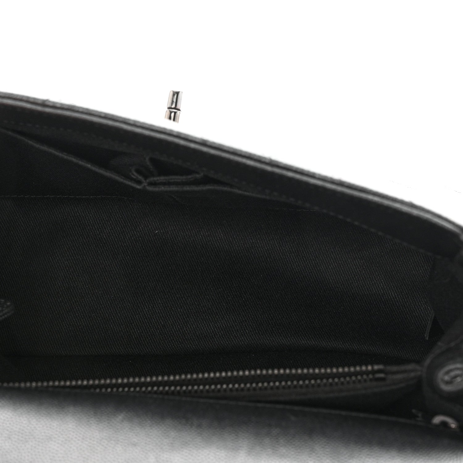 Chanel Caviar Chevron Quilted Small Coco Handle Flap So Black 5 of 12