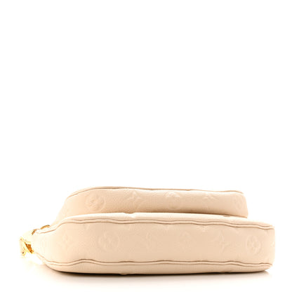 Louis Vuitton Empreinte Monogram Giant Multi Pochette Accessories Cream 4 of 10