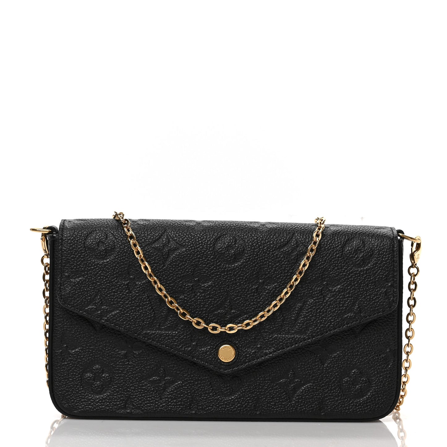 Empreinte Pochette Felicie Chain Wallet Black
