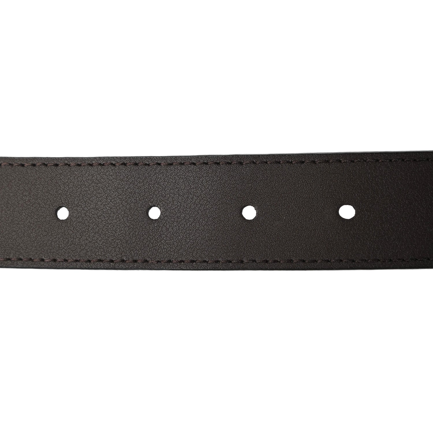Gucci Calfskin Double G 30mm Belt 80 32 Dark Cocoa 4 of 5