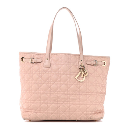 Christian Dior Coated Canvas Cannage Medium Panarea Tote Rosato 1 of 25