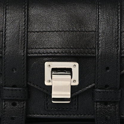 Proenza Schouler Lambskin Micro PS1 Satchel Black 7 of 9