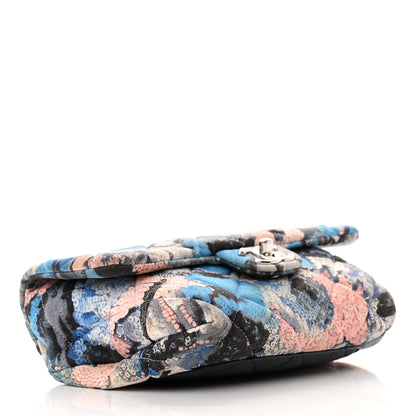 Chanel Canvas Sequin Print Quilted Waist Bag Multicolor 4 of 10
