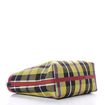 Burberry Vintage Check Medium The Giant Reversible Tote Racing Caramel Flax Yellow 7 of 11
