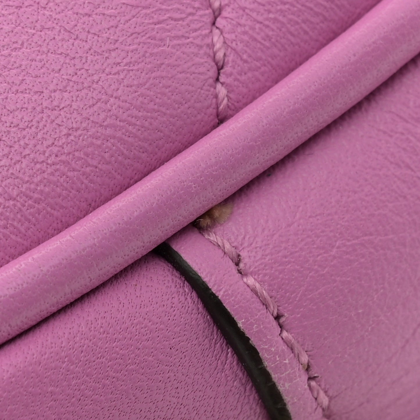 Calfskin Matelasse Mini GG Marmont Chain Shoulder Bag Candy Mousse