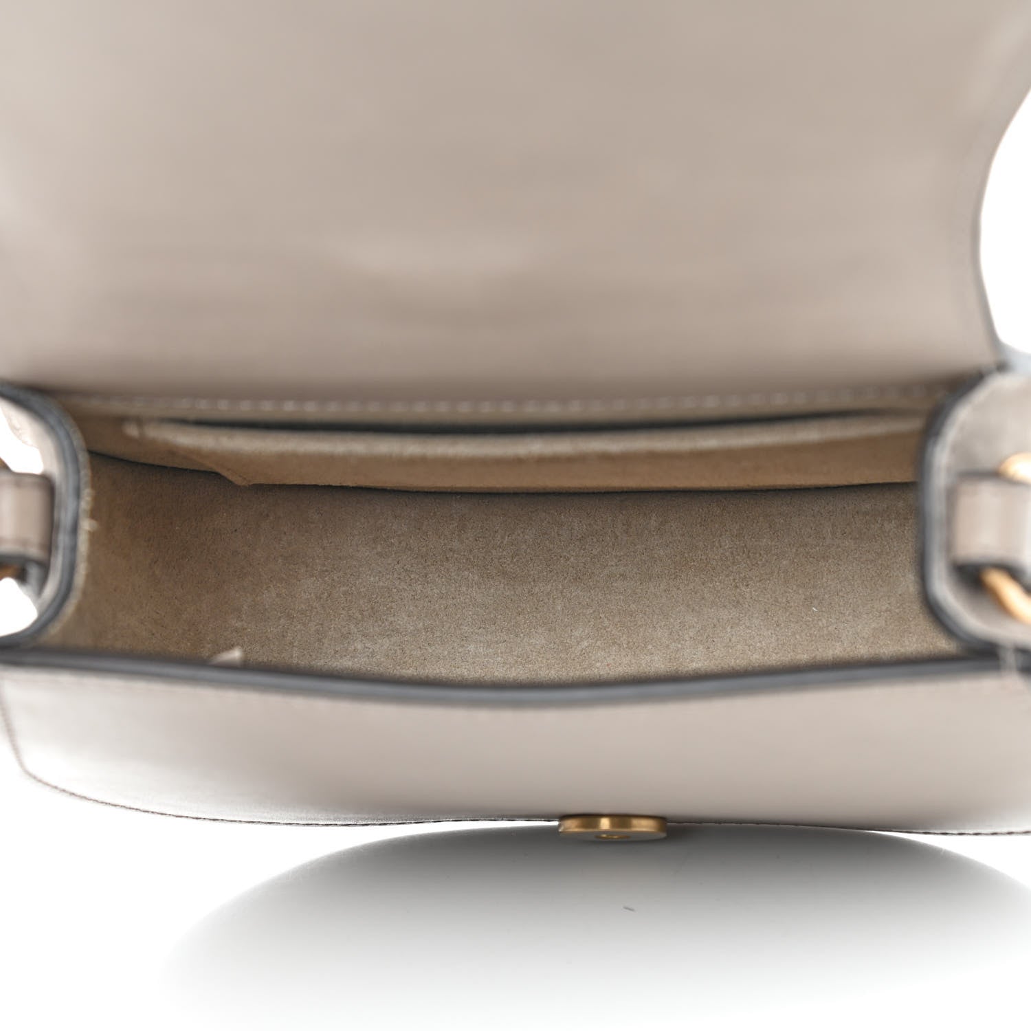 Chloe Calfskin Suede Small Nile Bracelet Bag Motty Grey 8 of 10