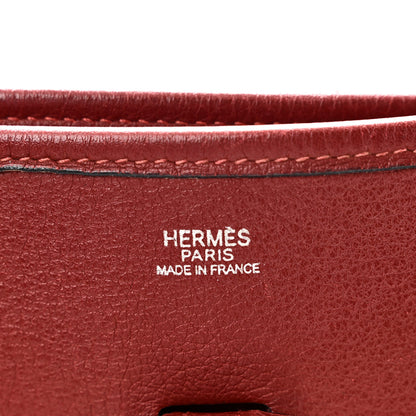 Hermes Buffle Skipper Evelyne PM Rouge Garance 6 of 10